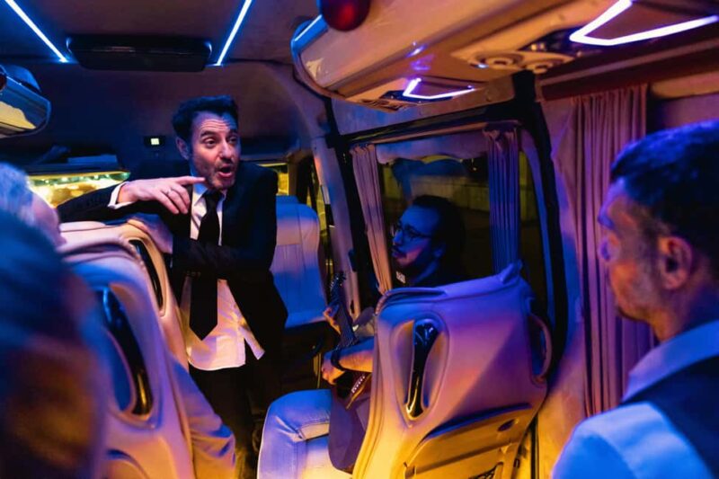 Athens: Carols on the Move - The Jingle Bus - Indulging in Traditional Greek Sweets and Sparkling Wine