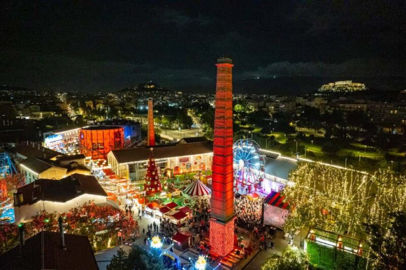 Athens Christmas Magic Private Acropolis & City Tour - Passing through the Kolonaki district