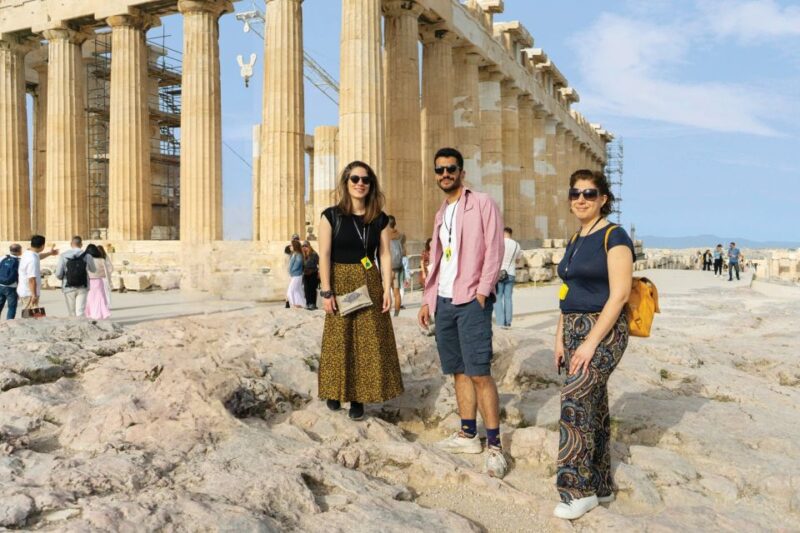 Athens: First Access Acropolis and Parthenon Guided Tour - Specific Stops: Parthenon, Erechteion, and Dionysus Theatre