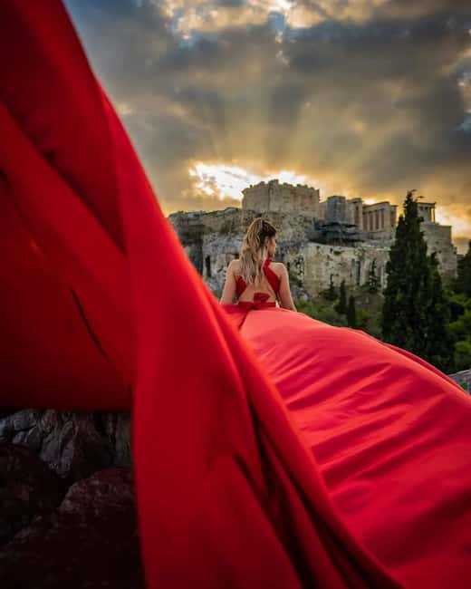 Athens Flying Dress Official Photoshoot - Visiting the Best Spots in Athens for Photos