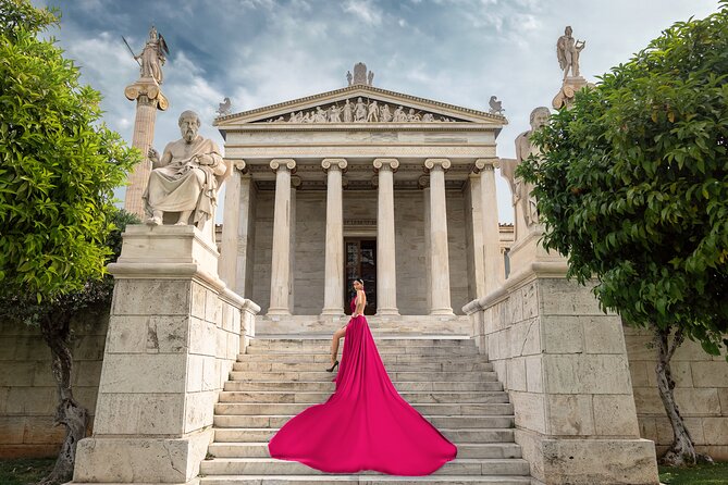 Athens: Flying Dress Photoshoot "Express Package" - The Experience with the Professional Photographer