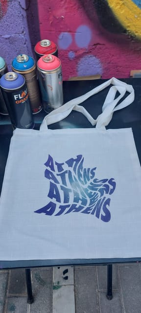 Athens: Graffiti Workshop and Tote Bag Painting Experience - Creating Your Tote Bag: Personal Expression and Artistic Support