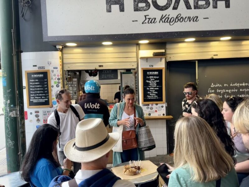 Athens: Greek Food Tasting and Market Walking Tour - Meeting Points and Accessibility Details