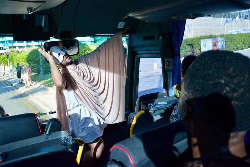 Athens: Greek Theatre Sightseeing Bus Tour - Key Points