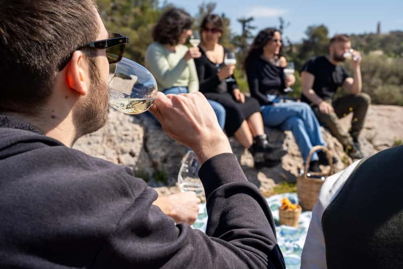Athens: Greek Wine Tasting and Picnic on Philopappou Hill - Key Points