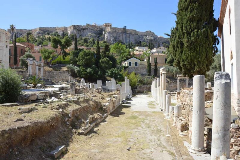 Athens: Hadrian's Library Entry Ticket and Audio Guide - Exploring the Monumental Entrance and Main Courtyard
