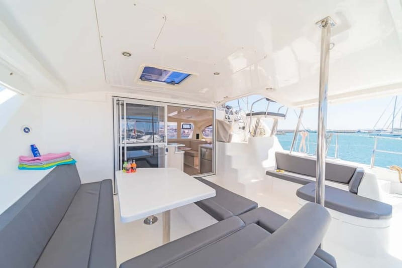 Athens: Half-Day Sunset Catamaran Cruise with Meal & Drinks - The Sailing Experience and Views