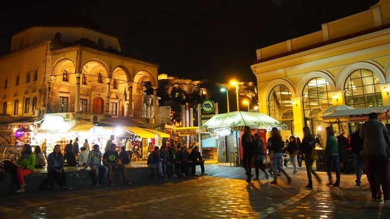 Athens: Night Walking Tour - Exploring Monastiraki Square and Its Nighttime Charm