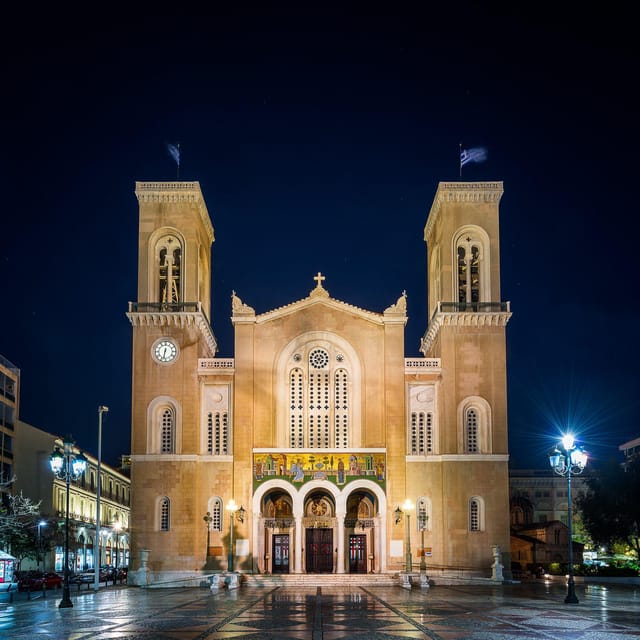 Athens: Night Walking Tour - From Korai Square to Thiseio: The Route of Athens’ Night Lights