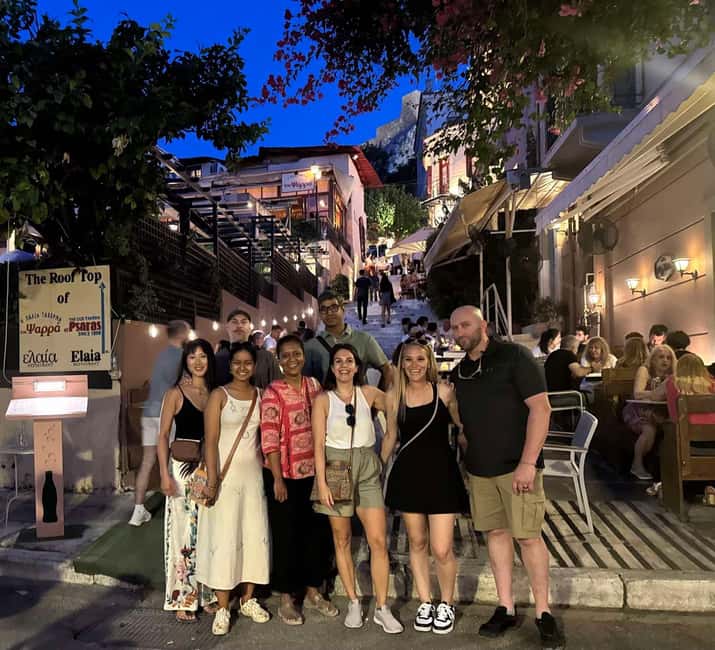 Athens: Night Walking Tour and Wine Tasting - Discover Athens at Night with a Compact, Semi-Private Tour