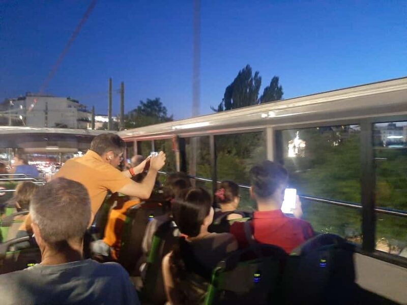 Athens panoramic tour by night with open double decker bus - Experience Athens at Night on a Double-Decker Bus Tour