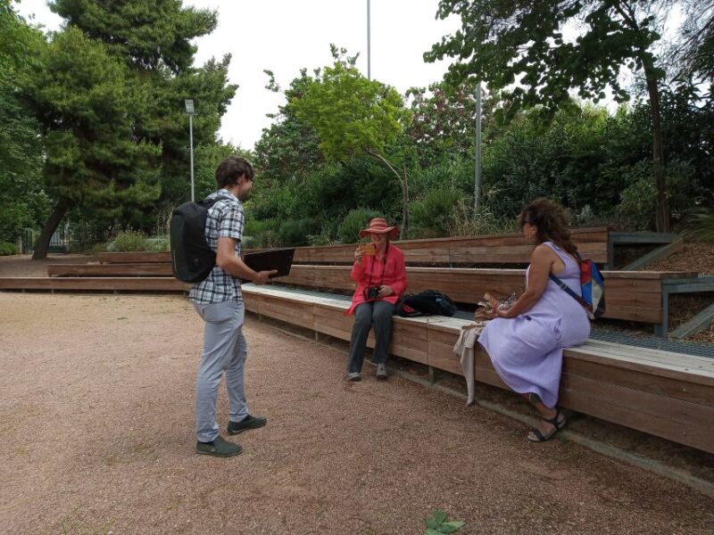 Athens: Philosophy Experiential Workshop at Aristotle Lyceum - Reflecting in the Amphitheater Overlooking Ruins