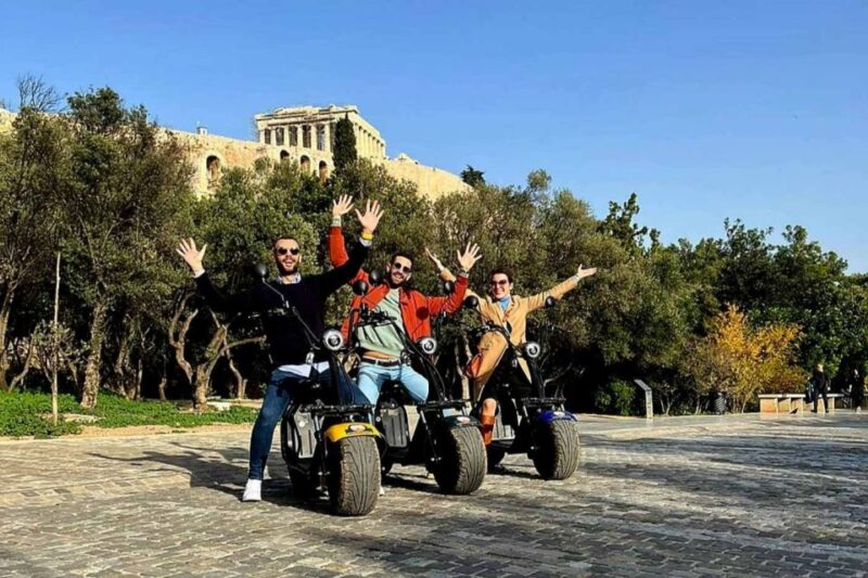 Athens: Premium Guided E-Scooter Tour in Acropolis Area - Exploring Athens’ Historic Landmarks by E-Scooter