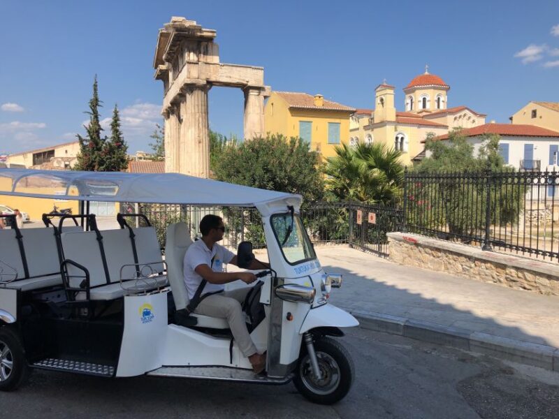 Athens: Private Evening Sightseeing Tour by Electric Tuk-Tuk - Exploring Neighbourhoods: Kolonaki, Plaka, and Monastiraki