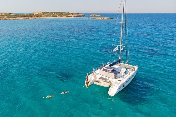 Athens Private Full day Catamaran cruise with meal & drinks - Key Points
