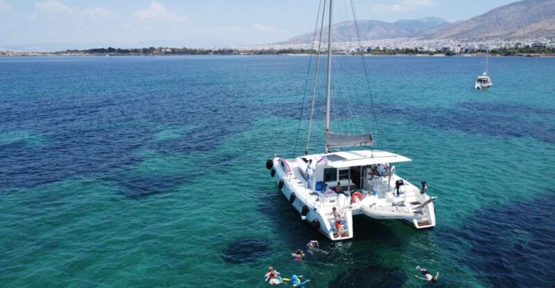 Athens Riviera Private Catamaran Cruise with Meal and Drinks - Explore the Athens Riviera on a Private Catamaran for 5 Hours