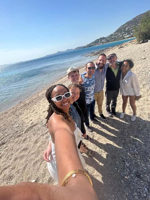 Athens: Sounio Poseidon Temple Athens Riviera Trip, Swimming - Relaxing Swim and Beach Time at a Hidden Spot