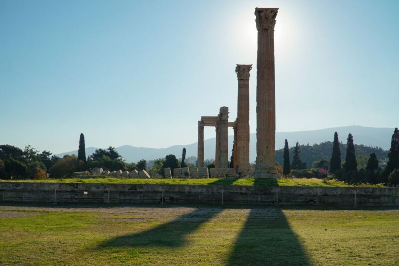 Athens: Temple of Olympian Zeus Ticket and Audio Tour - Exploring the Enormous Ruins and Mythological Tales