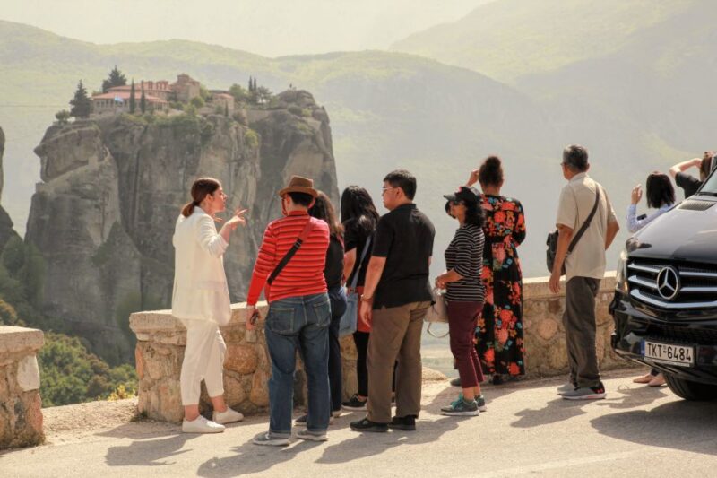 Athens to Meteora: Monasteries & Hidden Caves Bus Tour - Departure and Transportation from Athens