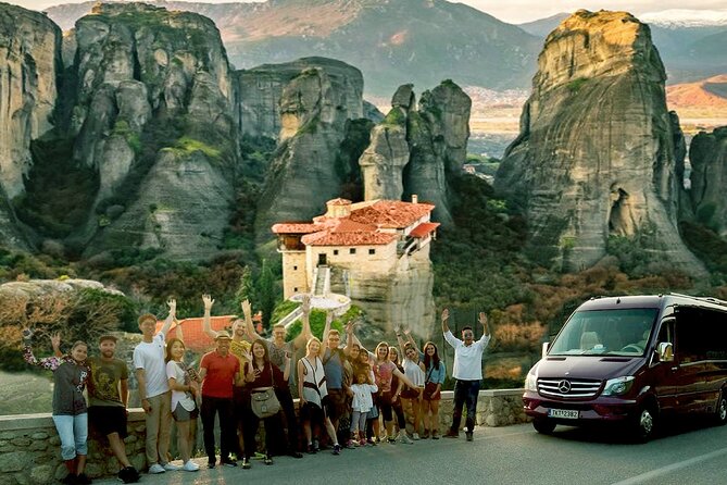 Athens to Meteora Panoramic Day Tour w/ your own Train Ticket English or Spanish - Key Points