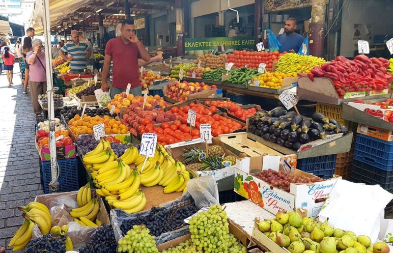 Athens: Traditional Greek food tour in hidden spots - Exploring the Markets: Fish, Meat, Fruit, and Spices