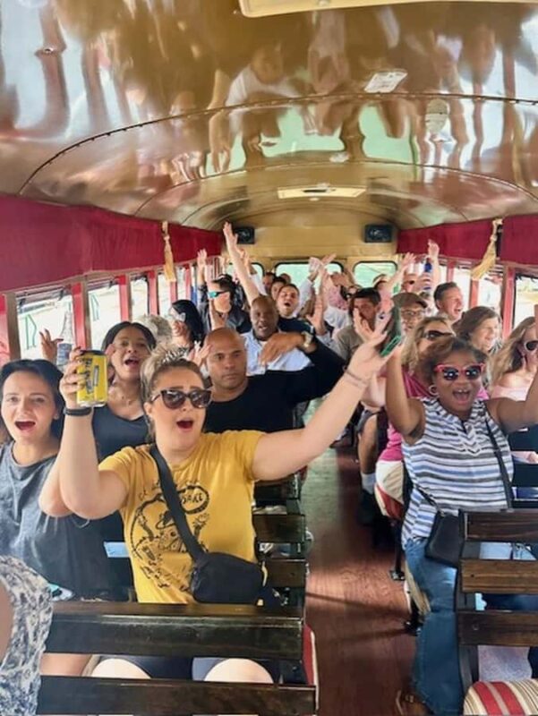 Atlanta: Funny Bus Comedy City Tour - Bringing Your Own Drinks for a Relaxed, Social Atmosphere