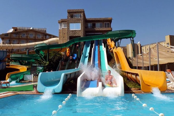 Atlantis Waterpark in Marmaris Tickets and Transfers - Relax at the Private Beach with Stunning Marmaris Views