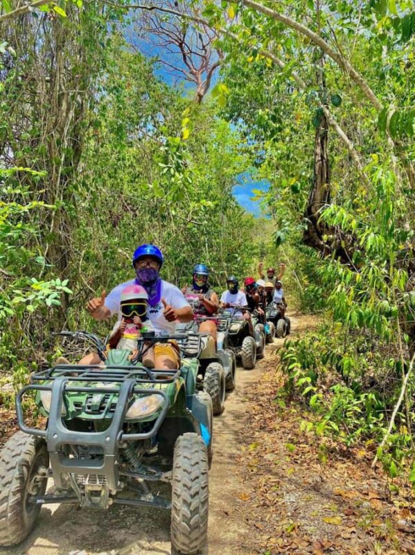 ATV Adventour: Cenote Caverna Jade, Transportation & Tequila - Key Points