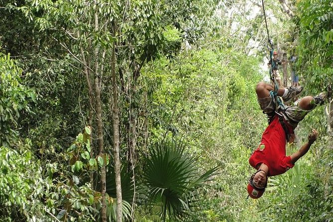 ATV Adventure, Interactive Bridges, Ziplines, Cenote and Lunch - Interactive Bridges and Treetop Zipline Circuit