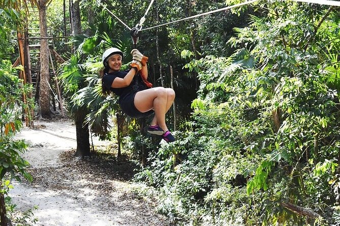 ATV circuit in the jungle + Horseback riding, ziplines & Cenote - Dining and Refreshments at the Jungle Restaurant