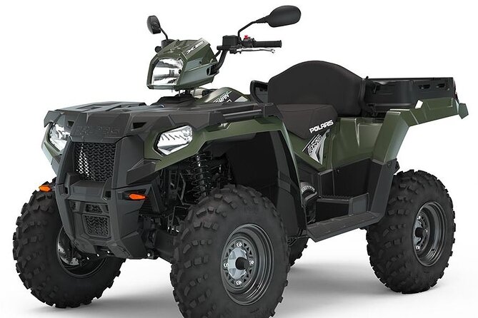 ATV Safari on Ice and Snow - The Thrill of Off-Road ATV Driving in Cold Conditions