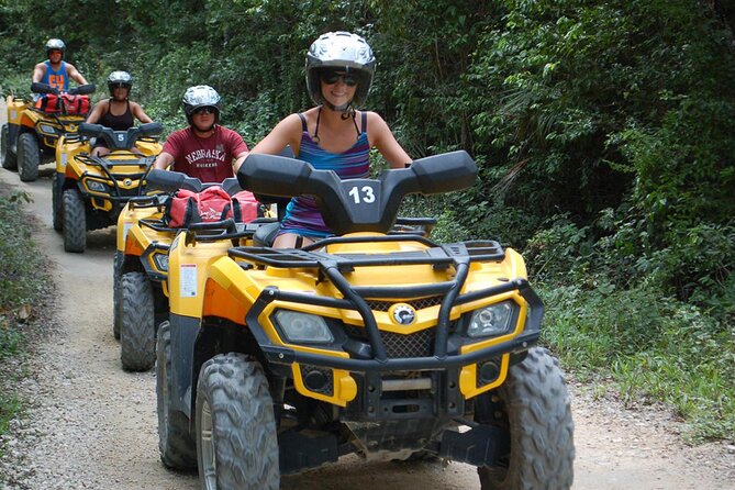 Atv (single) Zipline and Cenote From Cancun - Key Points