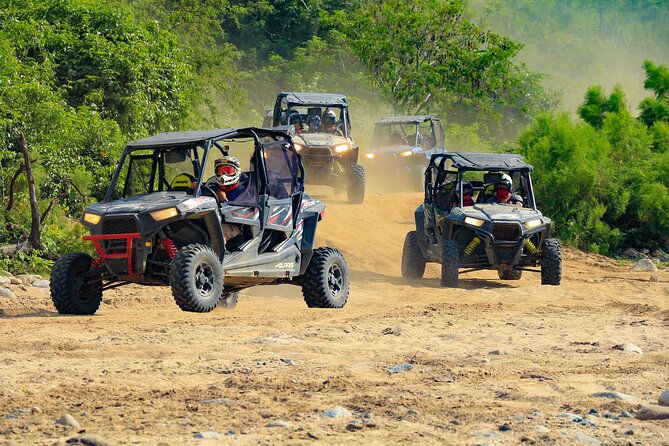 ATVs, UTVs, and Camel Ride in All Access Adventure Park and Beach - Riding Powerfully Through Desert Trails on ATVs and UTVs