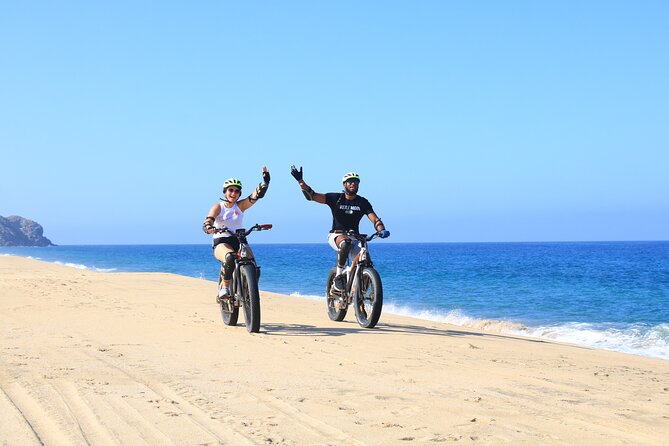 ATVs, UTVs, and Camel Ride in All Access Adventure Park and Beach - Enjoying a Serene Electric Bike Ride on the Beach