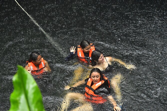 Atvs, Ziplines and Cenote from Cancun or Riviera Maya snack and water included - Refreshing Swim in the Sacred Cenote