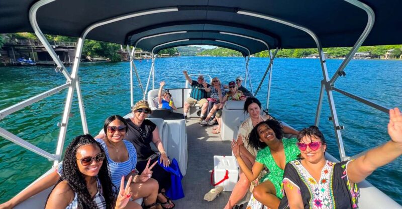 Austin: Lake Austin Guided Boat Tour with Full Sun Shading - The Mount Bonnell Cliffs and Other Natural Wonders
