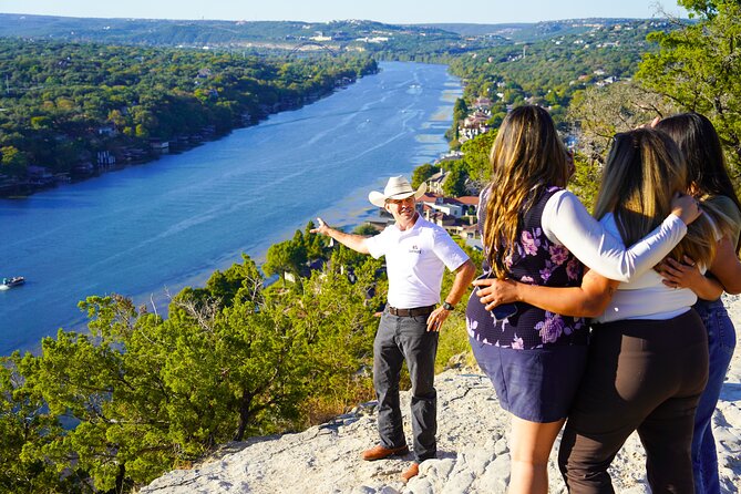 Austin Premium Driving Tour with Texas Capitol & Mt. Bonnell - Climbing to the Panoramic Views at Mount Bonnell