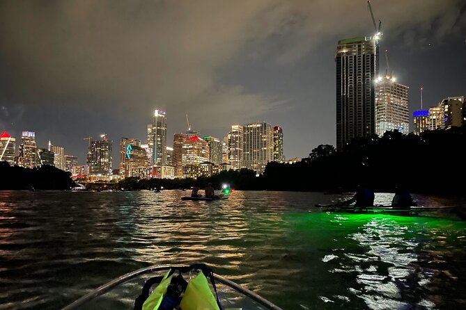 Austin Texas Night Clear Kayaking Glow Tour - Wildlife Encounters and Nighttime Views on Lady Bird Lake