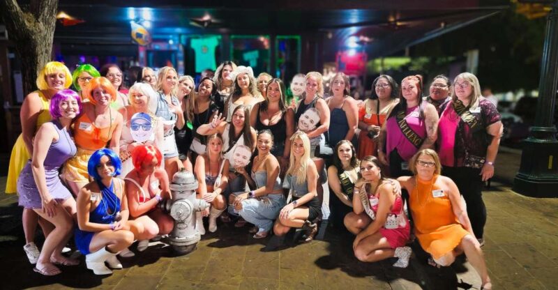 Austin: VIP Bar & Club Crawl w/ Free Shots & Drinking Games - The Start of the Night: VIP Entry and Name Tag Fun