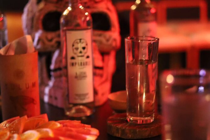 Authentic Artisanal Mezcal tasting in Cancun with appetizers. - Cancuns Best Bar Hosts an Authentic Mezcal Experience