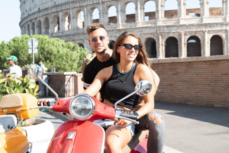 Authentic Rome Vespa Tour /See the Eternal City Like a Local - The Final Coffee at the Top Viewpoint
