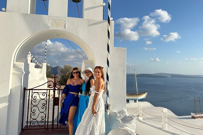 Authentic Tastes of Santorini - Visiting the Iconic Blue Dome Churches in Firostefani