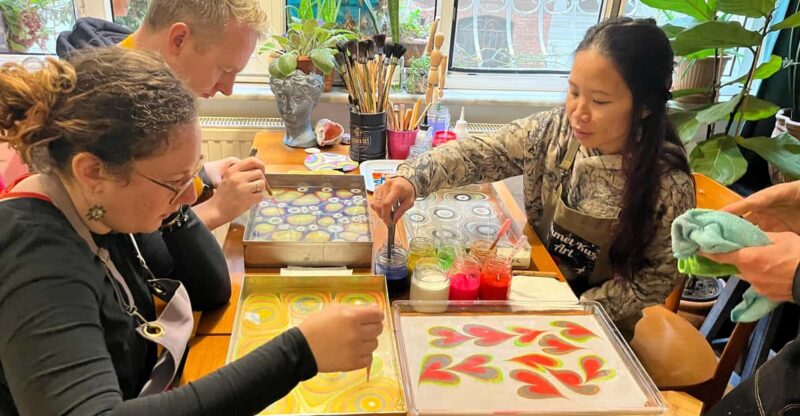 Authentic Turkish Art Marbling - Ebru - with Locals at Home - Discovering the Art of Ebru in a Local Home Setting