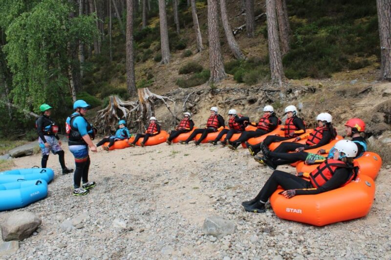 Aviemore, Cairngorms: RIVER TUBING - River Feshie - The Gear That Keeps You Safe and Comfortable