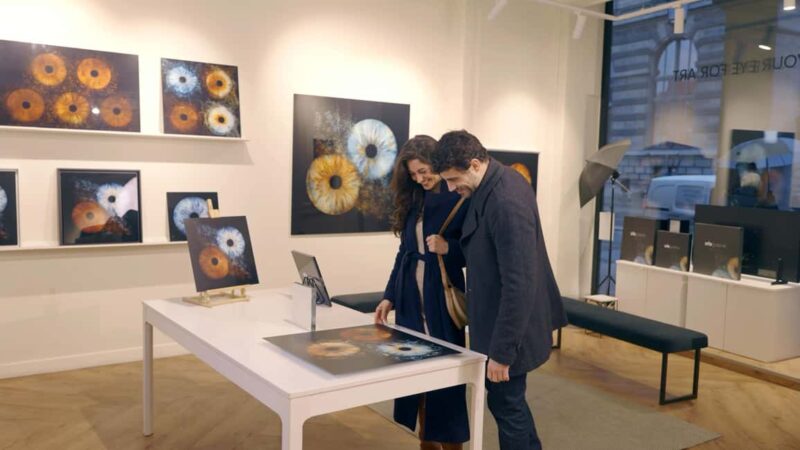 Avignon: Reveal the beauty of your iris with Iris Galerie - Creating a Personalized Work of Art