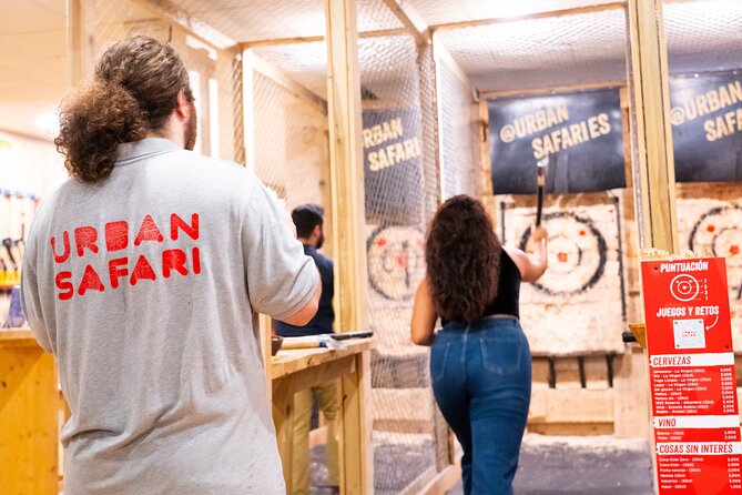 Axe Throwing 1 hour session - Variety of Throwing Items and Equipment