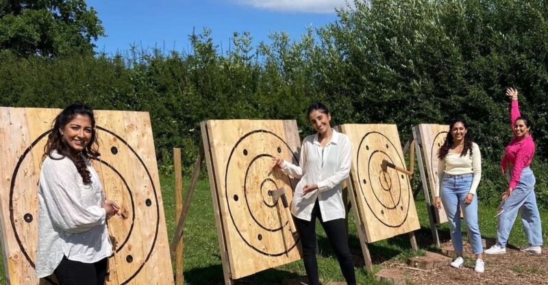 Axe-Throwing Experience: Unleash your inner Warrior - The Setting of The Viking Games in Herefordshire