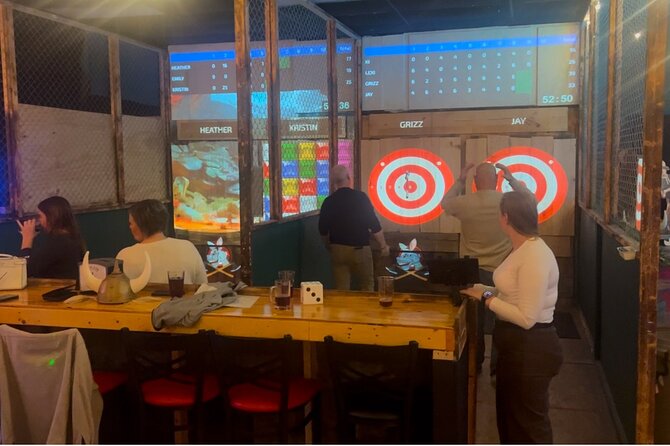 Axe Throwing in North Myrtle Beach - The Range of Games and Activities