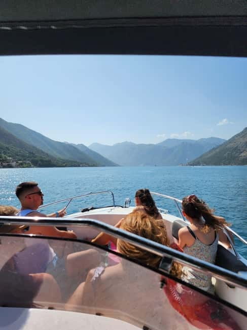 Azure Wonders: Kotor's Blue Cave Expedition - The Speedboat Tour Begins at Tide and Wave in Kotor