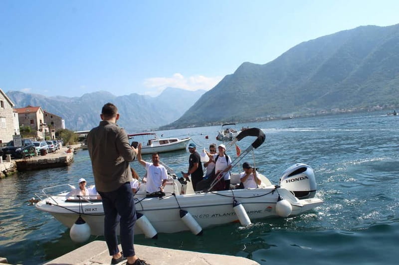 Azure Wonders: Kotor's Blue Cave Expedition - The Scenic Ride and Onboard Atmosphere